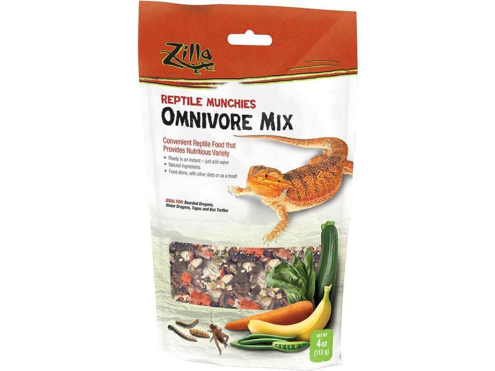 Zilla Reptile Munchies Omnivore, 4oz Zilla