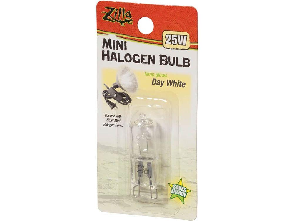 Zilla Day White Mini Halogen Bulb, 25w Zilla