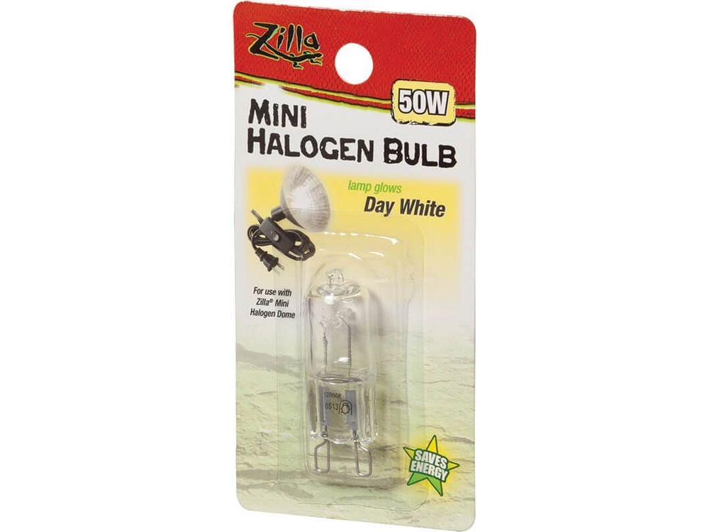 Zilla Day White Mini Halogen Bulb, 50w Zilla