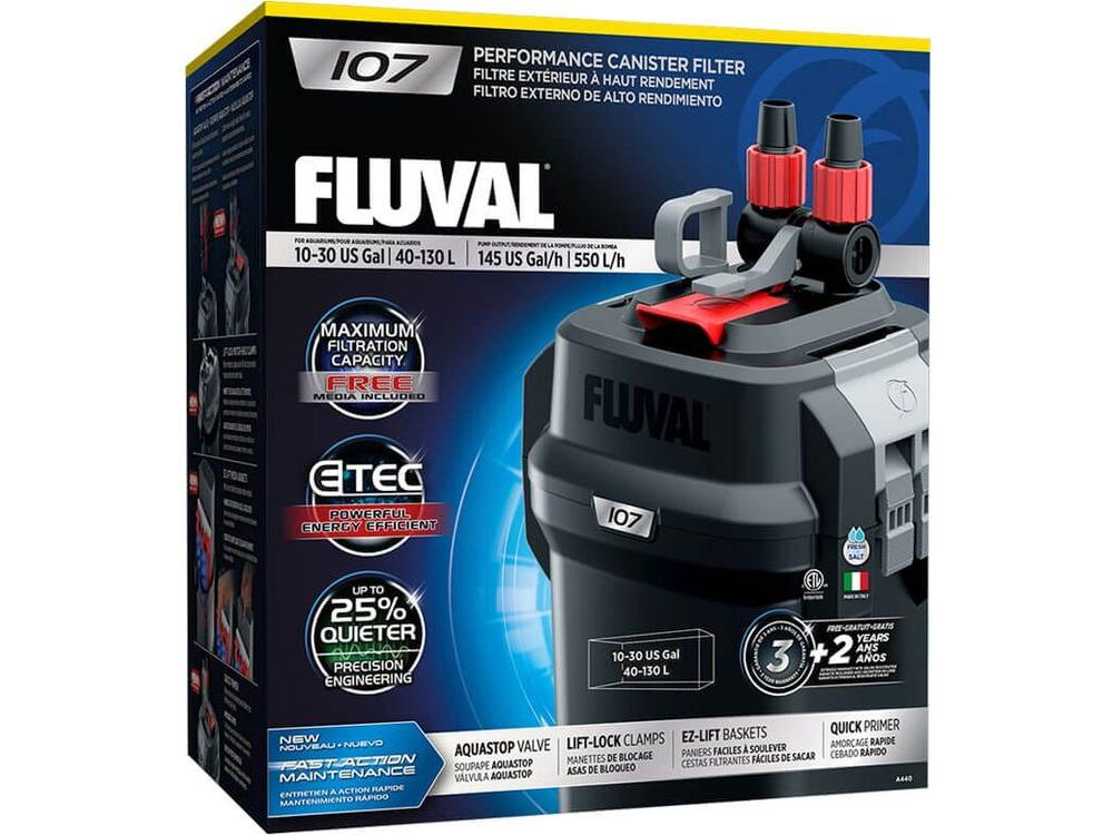 Fluval 107 External Filter 120Vac, 60Hz (10-30gal) Fish Supplies Fluval