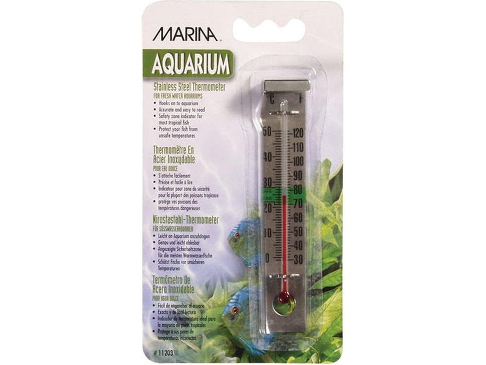 Marina Stainless Steel Thermometer Fish Supplies Marina