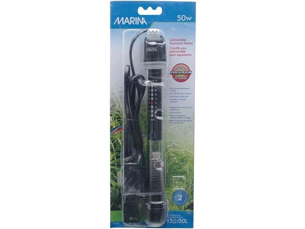 Marina Submersible Heater 8.5in 50W (15 gal.) Fish Supplies Marina
