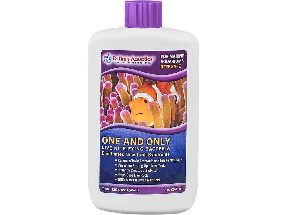 Dr. Tim's Aquatics One & Only Live Nitrifying Bacteria for Reef Aquarium 1ea/8 fl oz Aquarium Additives Dr. Tim's
