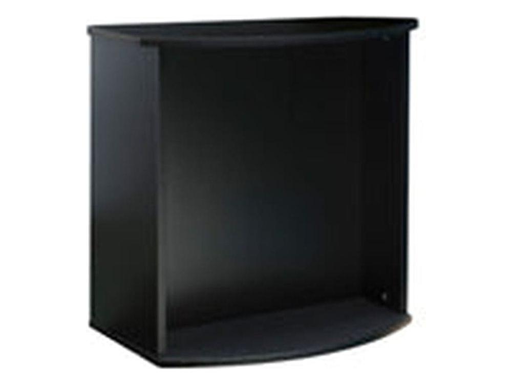 Fluval Bow Front Aquarium Stand - 24.75in x 15in x 26in (63 cm x 38 cm x 66 cm) - Black Fish Supplies Fluval