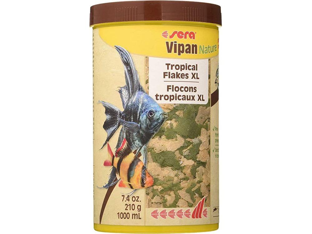 Sera Vipan Nature XL Tropical Flakes 7.4oz Aquatic Diet Sera