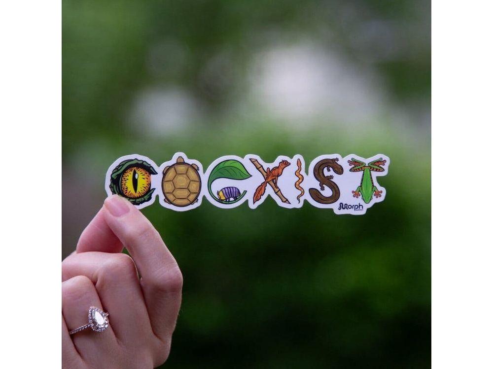 Coexist Sticker (Color) Sticker Dubia.com Die-Cut