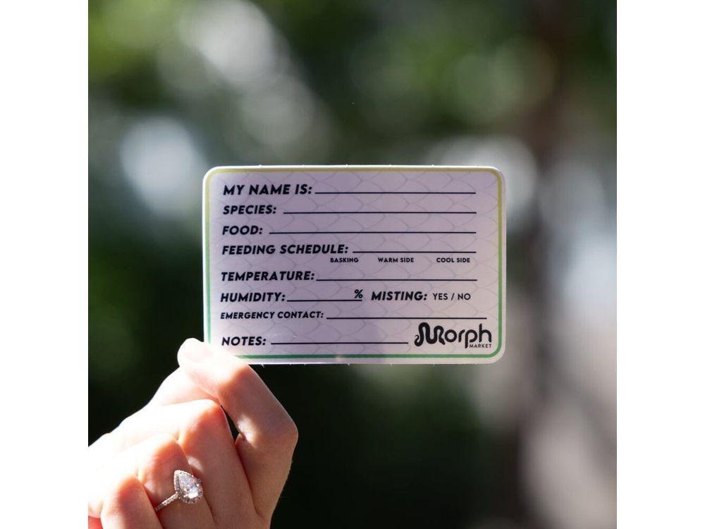 My Name is (Snake) Sticker Sticker Dubia.com