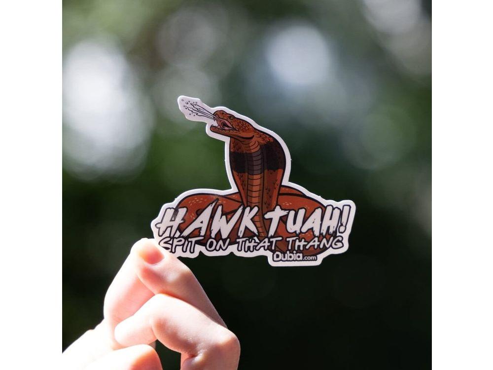 Hawk Tuah! Stickers Dubia.com