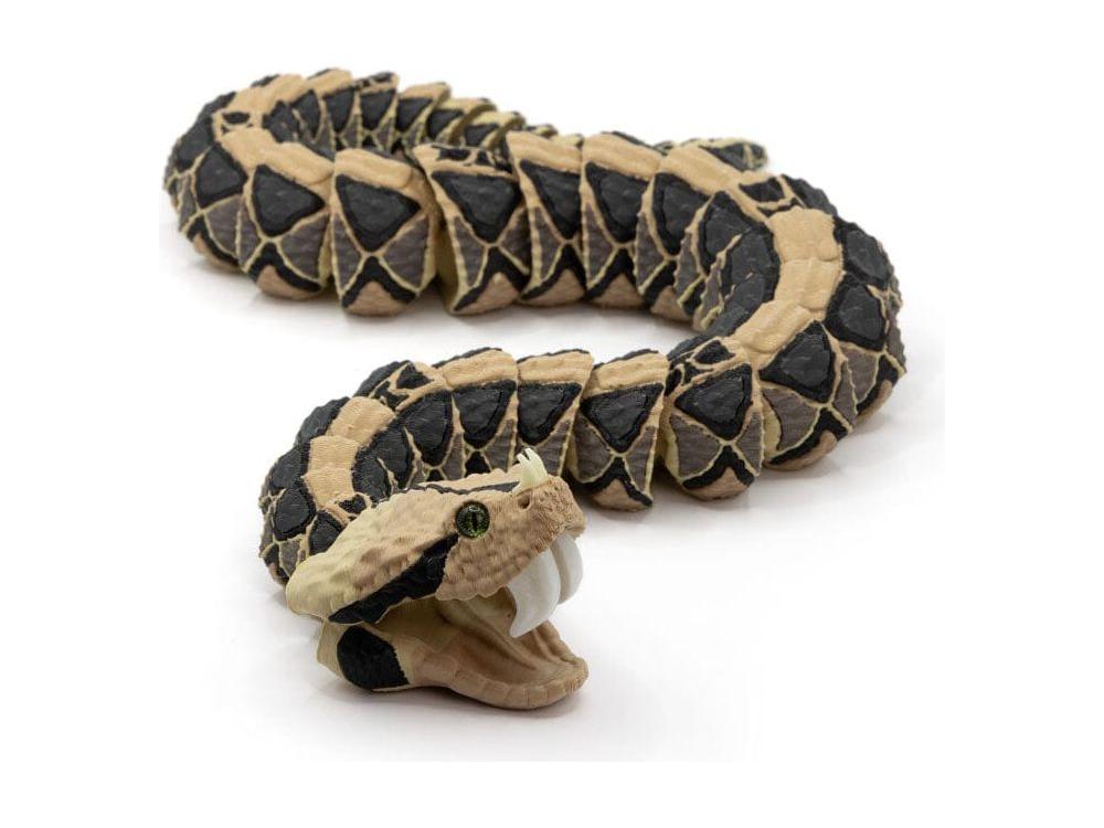 Custom 3D Printed Toys Aquatic Diet Dubia.com Realistic Gaboon Viper