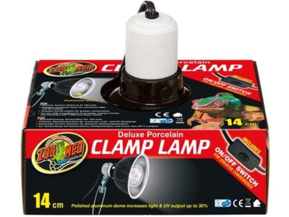 Zoo Med Deluxe Porcelain Clamp Lamp, 5.5" Zoo Med