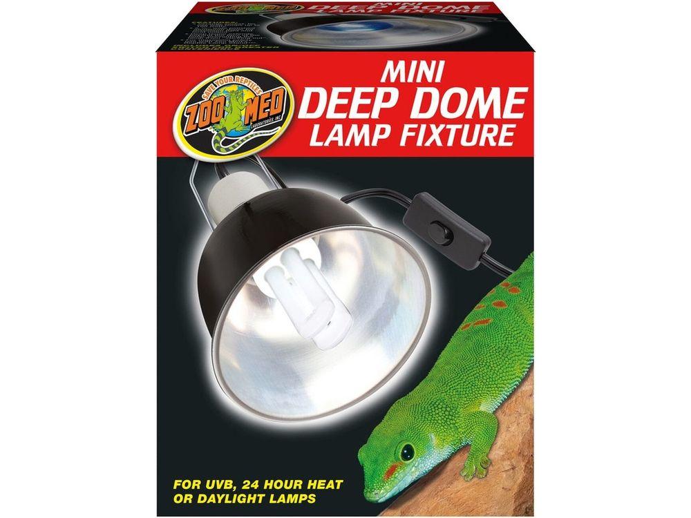Zoo Med Mini Deep Dome Lamp Fixture Zoo Med
