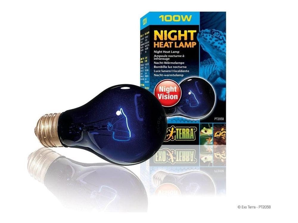 Exo Terra Night Heat Lamp, 100w Exo Terra