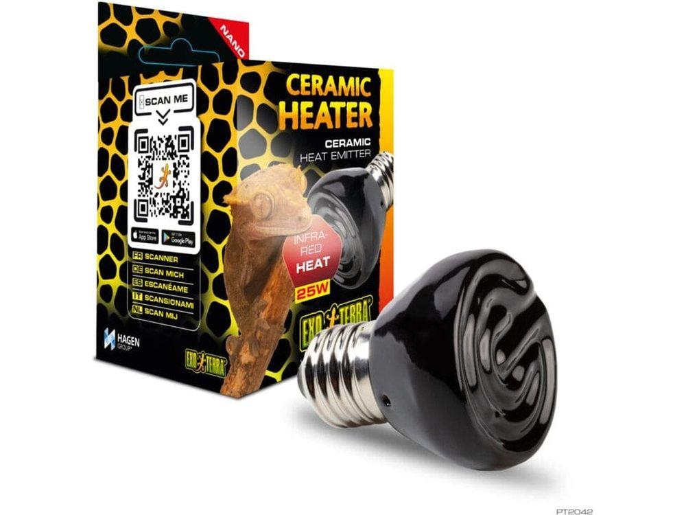 Exo Terra Ceramic Heater, 25w Nano ceramic heat emitters Exo Terra