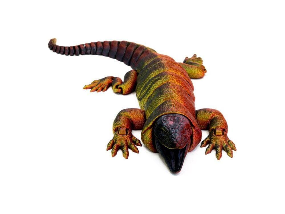 3D Printed Multi-Color Tegu - Large Toys Dubia.com 3D Printed Multi-Color Tegu - Large