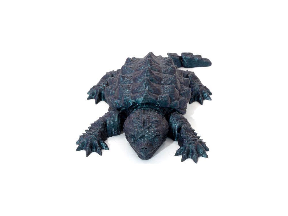 3D Printed Multi-Color Snapping Turtle - Small Toys Dubia.com 3D Printed Multi-Color Snapping Turtle - Small