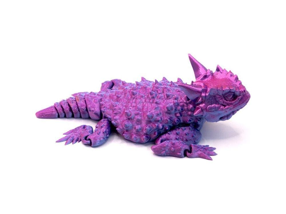 3D Printed Multi-Color TX Horned Lizard - Small Toys Dubia.com 3D Printed Multi-Color TX Horned Lizard - Small