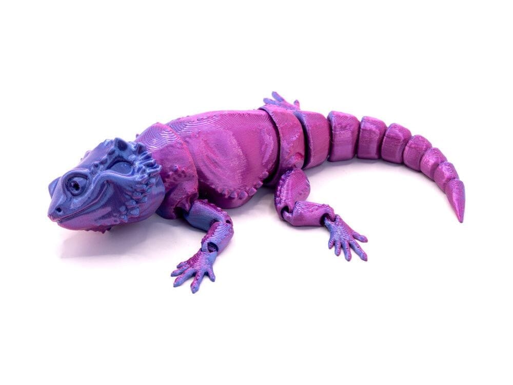 3D Printed Multi-Color Bearded Dragon - Small Toys Dubia.com 3D Printed Multi-Color Bearded Dragon - Small