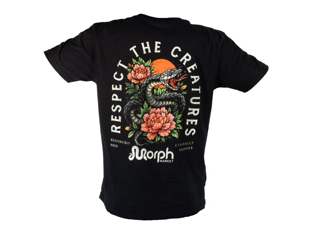 MorphMarket Black Respect The Creatures T-Shirt