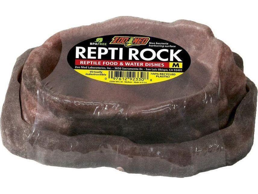 Zoo Med Repti Rock Food and Water Dishes, Medium Zoo Med