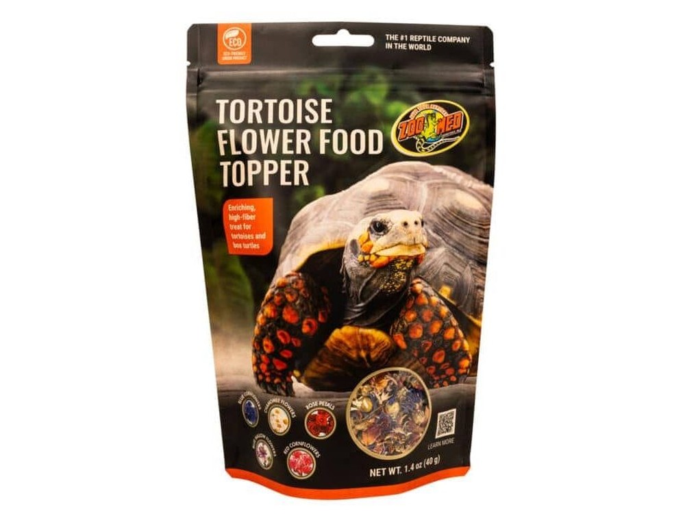 Zoo Med Tortoise & Box Turtle Flower Food Topper, 1.4oz
