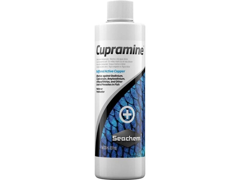 Seachem Laboratories Cupramine Copper Treatment 1ea/8.5 fl oz