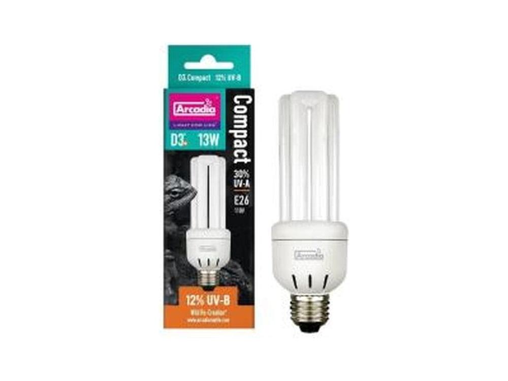 Arcadia D3 12% UVB Compact Bulb - 13W Arcadia