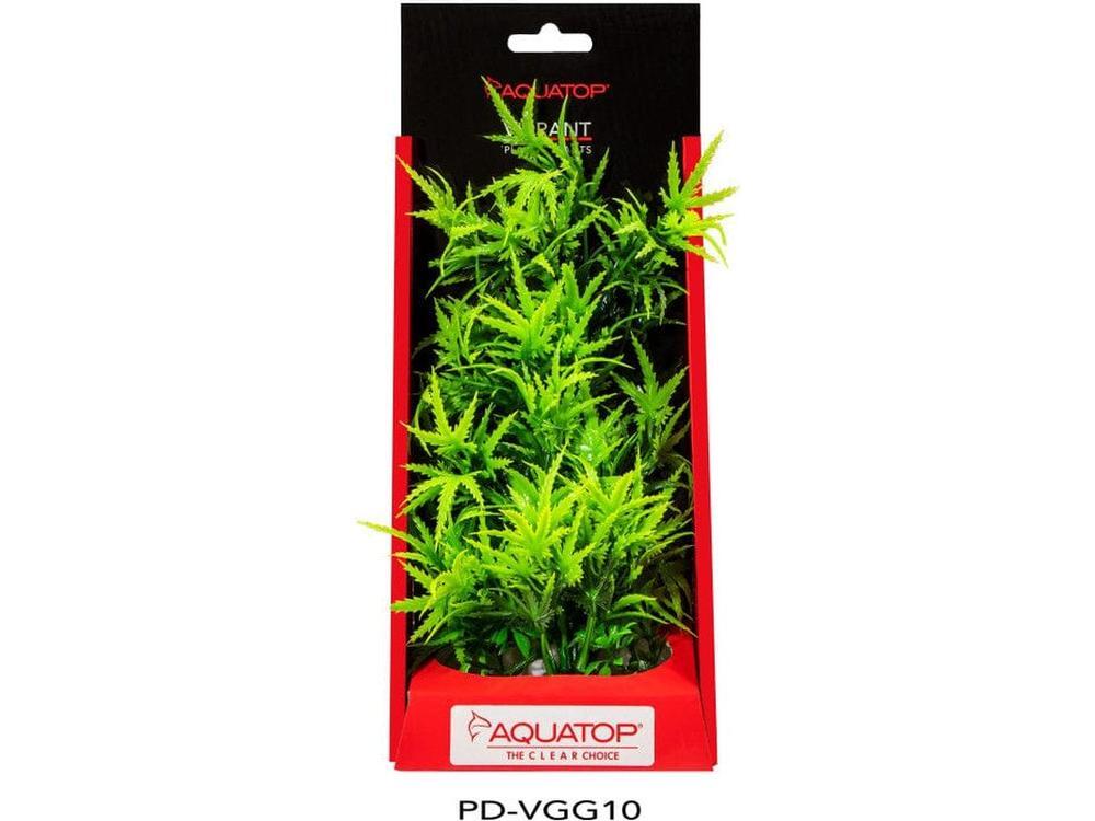 plastic plants for aquariums Aquatop Vibrant Garden Green Plant