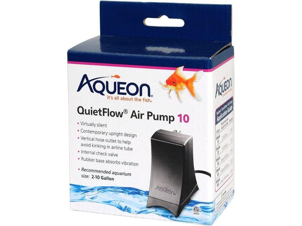 Aqueon QuietFlow Air Pump Black, 1ea/10 Animals & Pet Supplies > Pet Supplies > Fish Supplies Aqueon