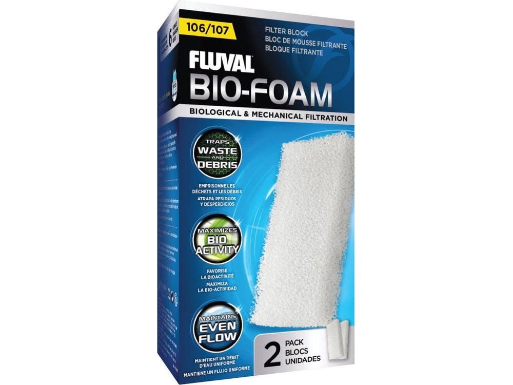 Fluval 106/107 Bio Foam, 2pcs Fish Supplies Fluval