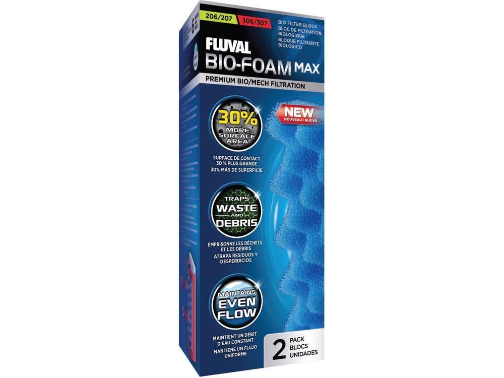 Fluval 206/207-306/307 Blue BioFoam MAX, 2pcs Fish Supplies Fluval