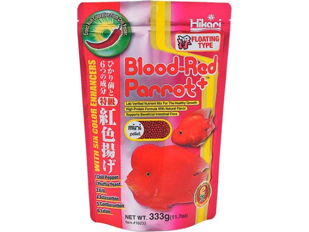 Hikari Blood-Red Parrot+ Mini Floating Fish Food 11.7 oz Fish Supplies Hikari