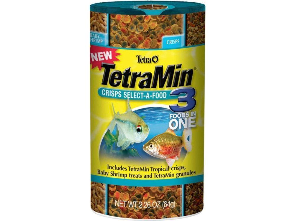 Tetra TetraMin Crisps Select-A-Food Fish Food 1ea/2.4 oz Aquatic Diet Tetra