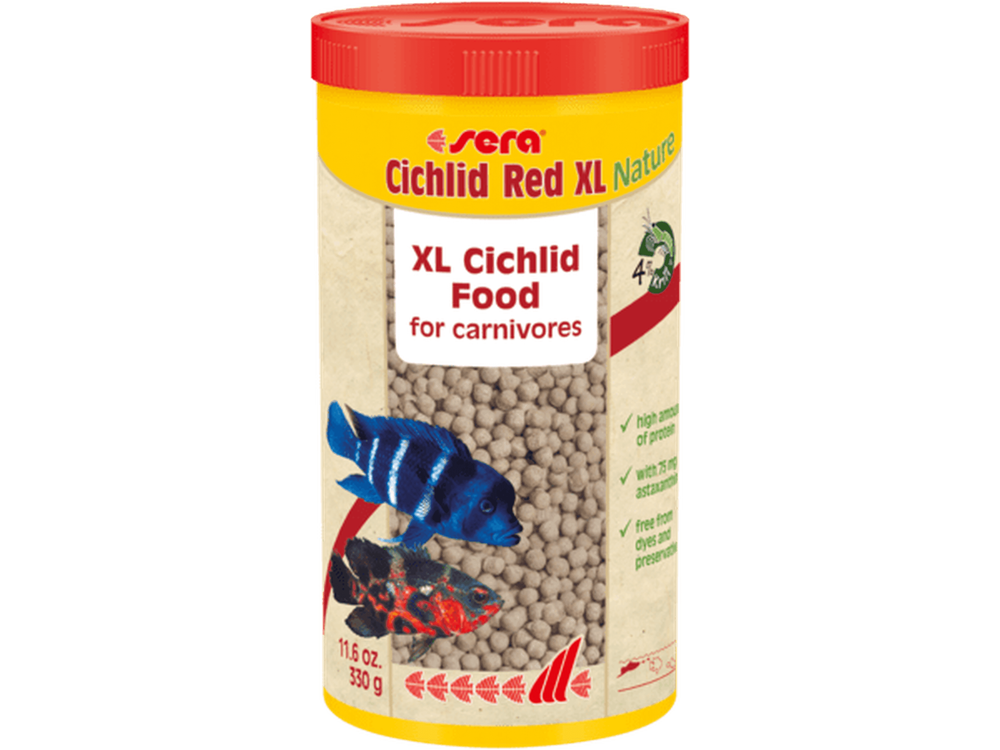Sera Cichlid Red XL Nature 11.6oz Aquatic Diet Sera