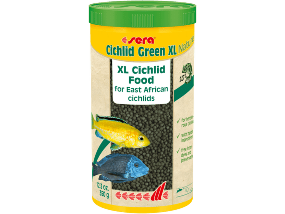Sera Cichlid Green XL Nature 12.3oz Aquatic Diet Sera