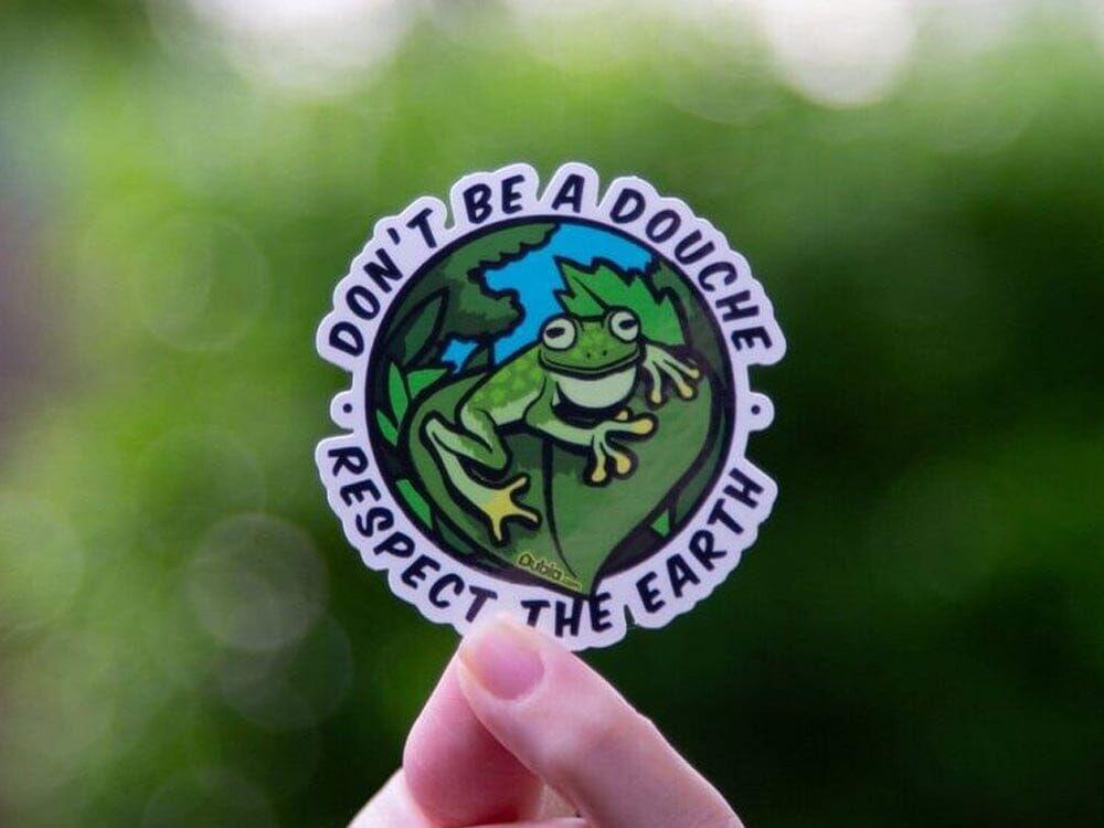 Don't Be A Douche Sticker