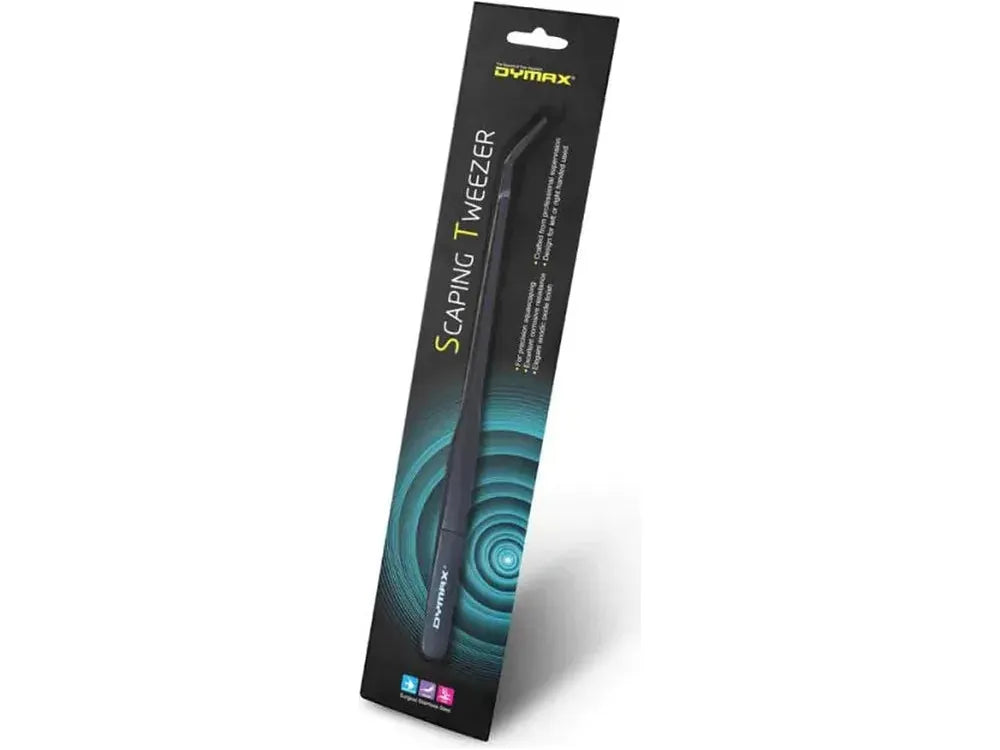 Dymax Stainless Steel Tweezers - Angle Aquarium Cleaning Supplies Dymax