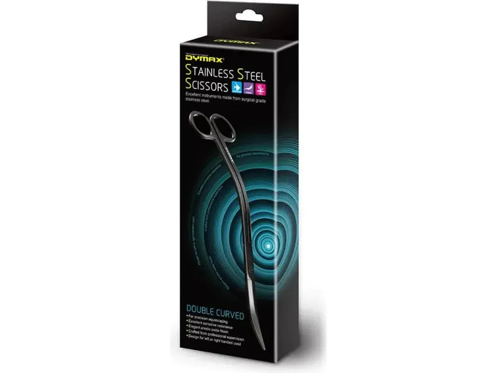 Dymax Stainless Steel Scissors - Curved Aquarium Cleaning Supplies Dymax