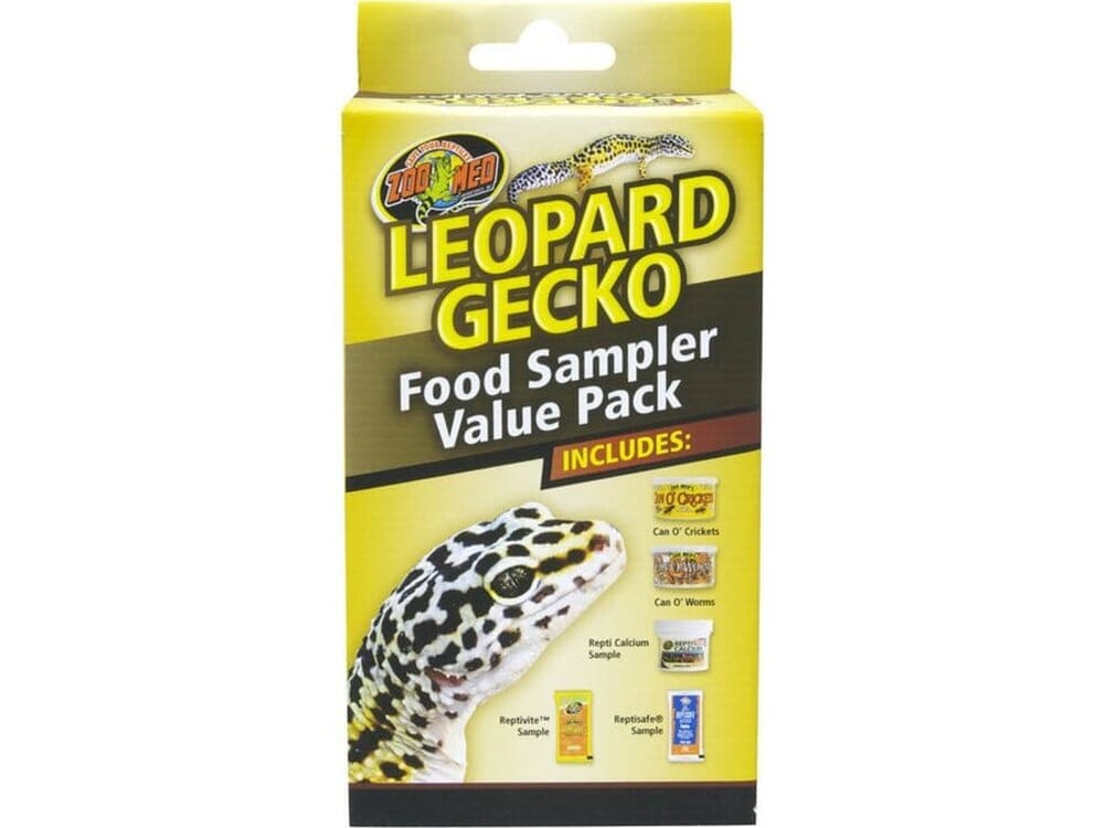Zoo Med Leopard Gecko Food Sampler Value Pack Display 1ea
