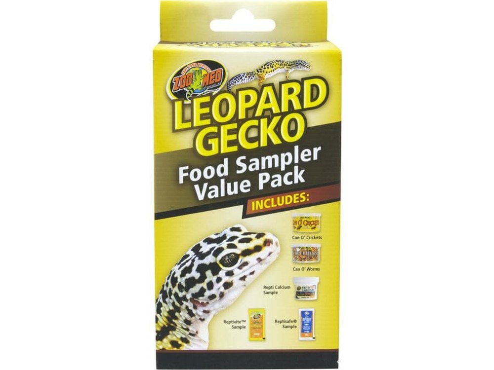 Zoo Med Leopard Gecko Food Sampler Value Pack Display 1ea
