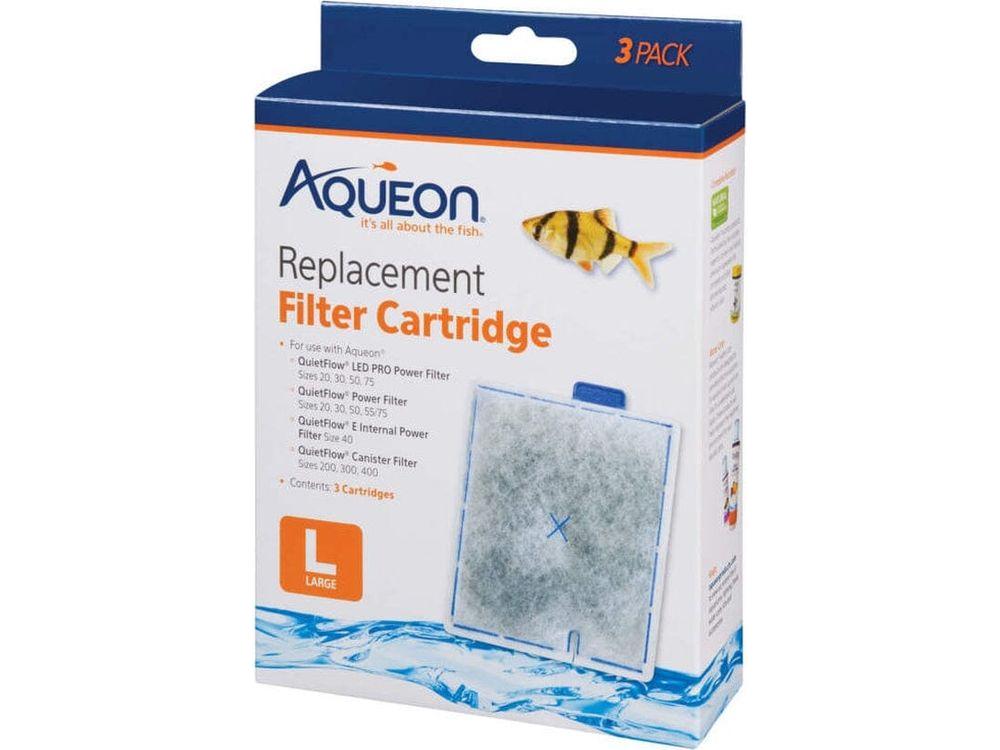 Aqueon Replacement Filter Cartridges, Large - 3 pk Filter & Accessories Aqueon