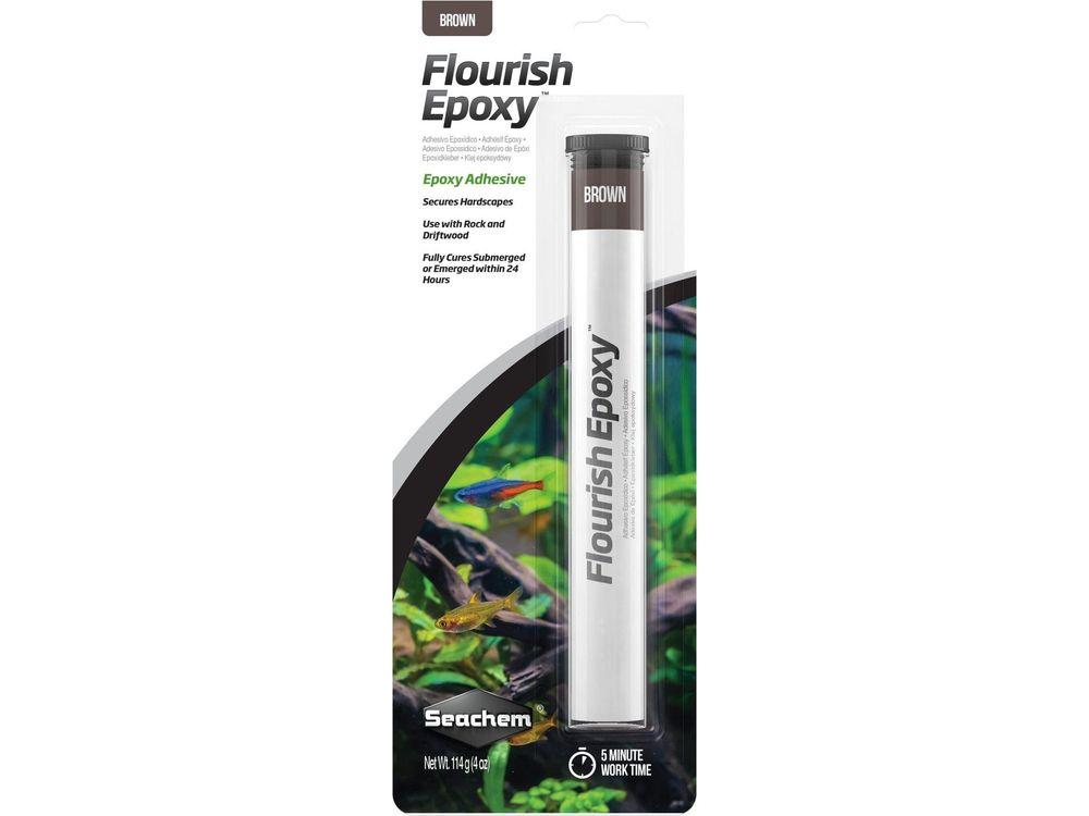 Seachem Laboratories Flourish Epoxy Brown 1ea/4 oz Fish Supplies Seachem