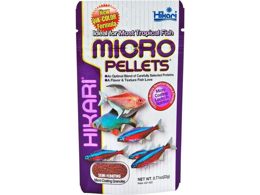 Hikari Tropical Pellets Fish Food 0.77 oz Aquatic Diet Hikari