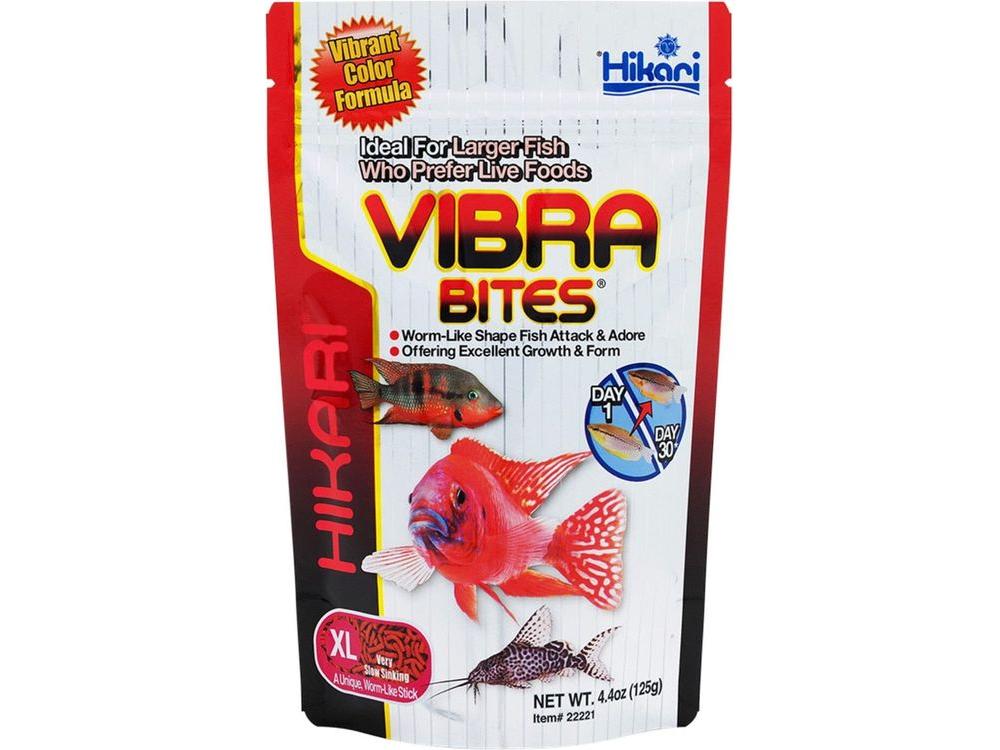 Hikari Vibra Bites Tropical Fish Food 4.4 oz, XL Aquatic Diet Hikari
