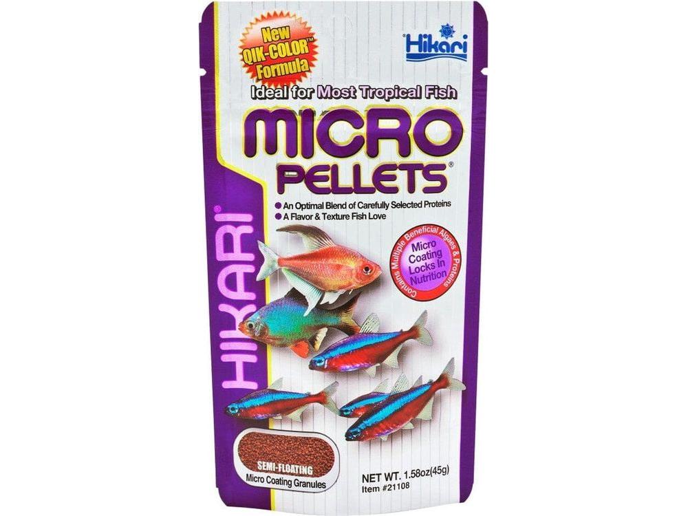 Hikari Tropical Pellets Fish Food 1.58 oz Aquatic Diet Hikari
