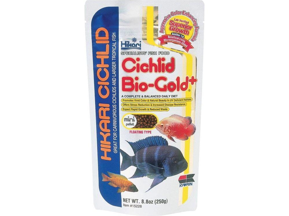 Hikari Cichlid BioGold+Mini Pellet Fish Food 8.8 oz Aquatic Diet Hikari