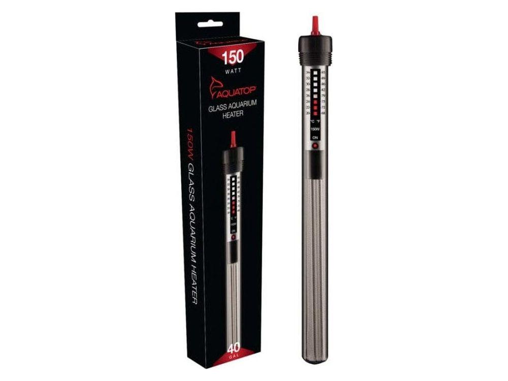 Aquatop Submersible Glass Aquarium Heater 150w Aquatic Heaters Aquatop