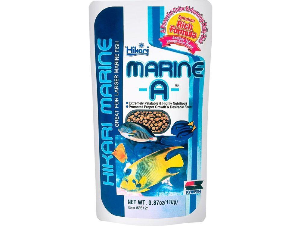 Hikari Marine A Pellets Slow Sinking Fish Food 3.87 Aquatic Diet Hikari