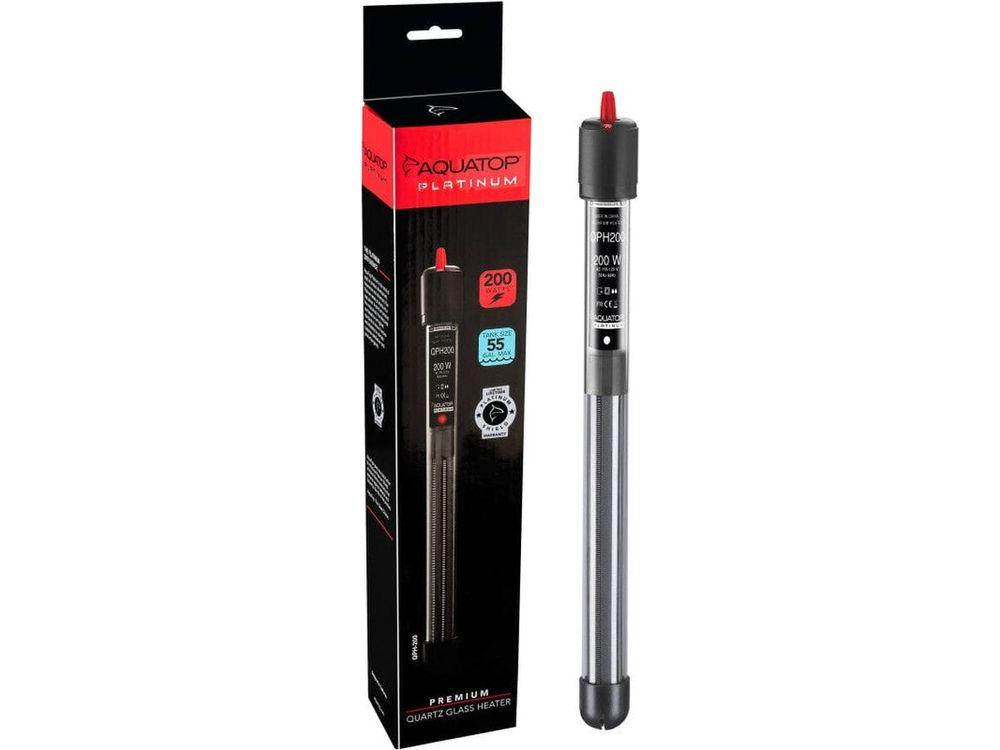 Aquatop Quartz Platinum Glass Heater 40-60 gal Aquatic Heaters Aquatop