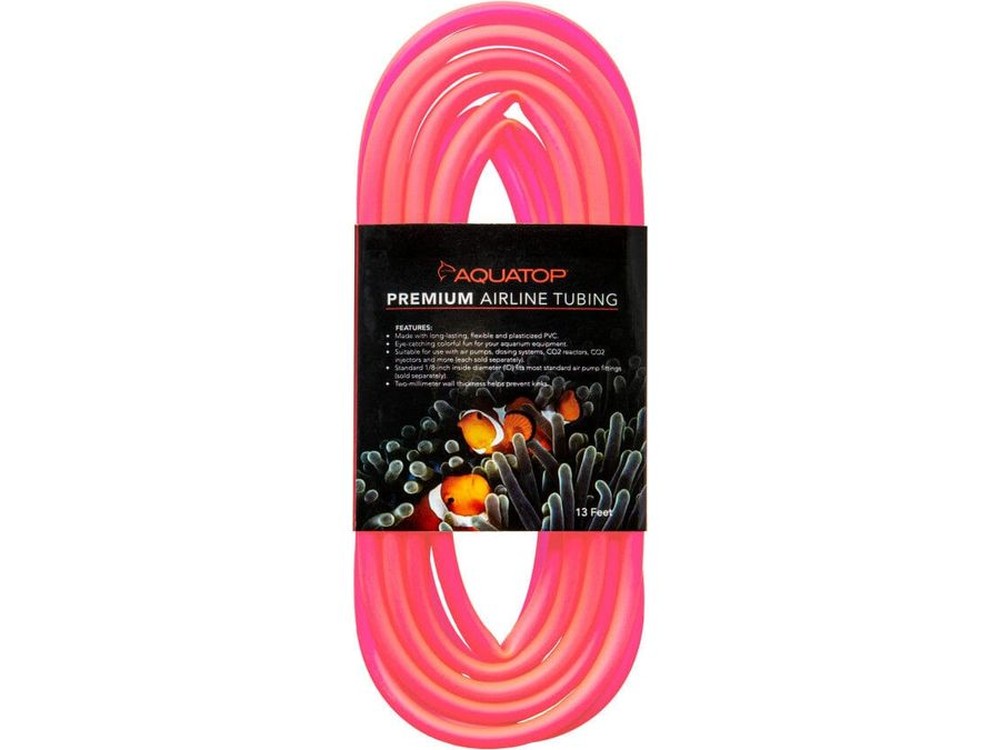 Aquatop Airline Tubing Neon Red, 1ea/13 ft