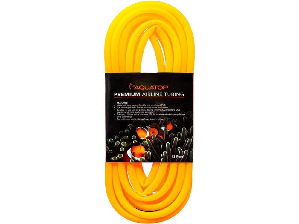 Aquatop Airline Tubing Neon Orange, 1ea/13 ft